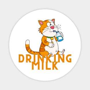 drinking milk Magnet